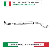 SILENZIATORE CENTRALE 13352129 PER OPEL ADAM 1.4 2012-2019 VAUXHALL ADAM 1.4