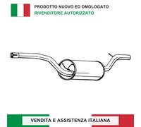 SILENZIATORE CENTRALE 1677752 PER FORD FOCUS II 2.0 2004-2012 1364174