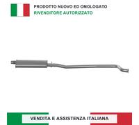 SILENZIATORE CENTRALE 171758 PER PEUGEOT 406 2.0 16V 1995-2004 171784