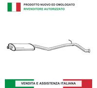 SILENZIATORE CENTRALE 1717C7 PER PEUGEOT 406 2.0 HDI 1998-2001
