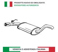 SILENZIATORE CENTRALE 1H0253409G PER VW GOLF III 1.9 1991-1997 VENTO 1.9
