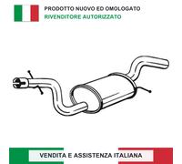 SILENZIATORE CENTRALE 1K0253209K PER SKODA OCTAVIA II 1.6 FSI VW JETTA III