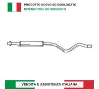 SILENZIATORE CENTRALE 533253209F PER VW GOLF I 1.8 1982-1992 SCIROCCO 1.8