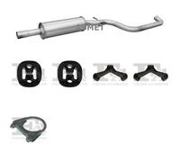 Silenziatore centrale ASMET per AUDI A3 Hatchback, Sportback 1.6, 85 kW 08/03-