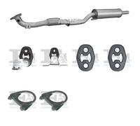 Silenziatore centrale ASMET per SEAT Cordoba Sedan 1.2, 47 kW 1.2, 51 kW 05/06-