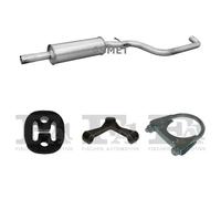 Silenziatore centrale ASMET per VOLKSWAGEN Golf V Hatchback, Plus 1.6, 85 kW