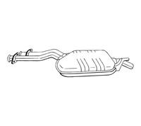 Silenziatore centrale BOSAL 175-291