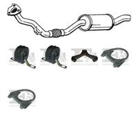 Silenziatore centrale POLMO per AUDI A4 Combi, Sedan, B5 1.6, 74 KW1.6, 75 KW