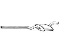 SILENZIATORE CENTRALE DEL SISTEMA DI SCARICO BOSAL PER VW AUDI SEAT SKODA BOS282
