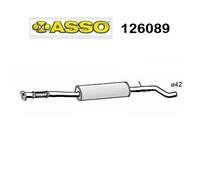 SILENZIATORE CENTRALE FIAT PUNTO 1.2 ASSO PER 46757979