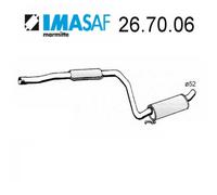 SILENZIATORE CENTRALE FIAT REGATA 1.9 TD IMASAF PER 7593485