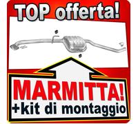 Silenziatore centrale Omega B 2.5 2.6 3.2 V6 170 180 211 218 CV destro