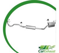 Silenziatore Centrale per DAIHATSU SIRION 1.3 Sport / YRV 1.3