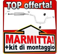 Silenziatore Centrale per Ford Galaxy S-Max 1.5 & 2.0 Ecoboost Marmitta