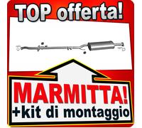 Silenziatore Centrale per FORD MAVERICK / MAZDA TRIBUTE 2.0 124CV Marmitta