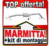 Silenziatore Centrale per MAZDA MX-5 II 1.6 110CV & 1.8 147CV 08.2000-10.2005