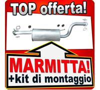 Silenziatore Centrale per MITSUBISHI PAJERO III 3.2 D DI-D LWB 160 CV