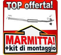 Silenziatore Centrale per NISSAN X-TRAIL (T30) 2.0 2.5 2WD 4WD Marmitta