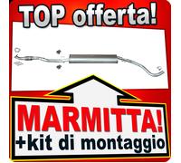 Silenziatore Centrale per OPEL ADAM 1.2 69 CV