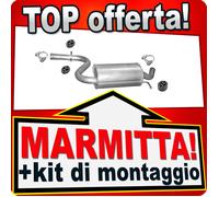 Silenziatore Centrale per SEAT ALTEA LEON TOLEDO 1.4 TSi Marmitta
