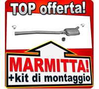Silenziatore Centrale per SKODA SUPERB II 1.8TSi 152CV 160CV Marmitta