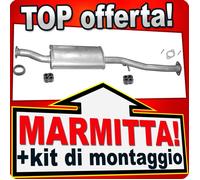 Silenziatore Centrale per UBARU FORESTER 2.0 2.5i 4WD dal 2005 Silenziatore