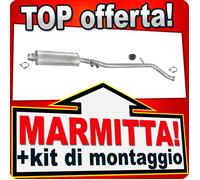 Silenziatore Centrale PEUGEOT 406 2.0 110 CV 98-00