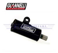 GIANNELLI SILENZIATORE PIAGGIO VESPA PX 125/150LML STAR 125/150 2T - VESPA PX 200 IN ALLUMINIO ANODIZZATO NERO