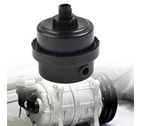 Silenziatore compressore d'aria con filettatura da 12,5 mm, riduttore di rumore in plastica per compressori respiratori, elemento filtrante di ingresso con dimensioni 70 x 65 mm, compatibile con