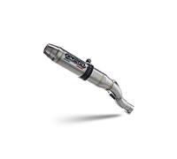 Gpr Exhaust Systems Deeptone Inox Yamaha Mt-25 250 2018-2020 E4 Round Homologated Slip On Muffler Argento Homologated