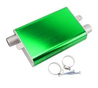 Silenziatore Di Riscaldamento, Silenziatore Di Scarico In Alluminio Da 24 Mm | Argento Blu Verde Nero 100g | Riduce Il Rumore Di Scarico E Gestisce Le Temperature Alte Da 400 A 600 °C Per