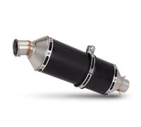 Silenziatore Di Scarico Corto Per Moto Per Suzuki Per DR650 | Scarico Da 51 Mm Per Silenziatore Per Fuga Slip On Per Linea Kit Tubo Di Scarico(B)