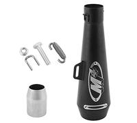 Silenziatore di scarico moto scooter diametro 38-51 mm, tubo di silenziatore rimovibile GP in fibra di carbonio