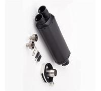 Silenziatore Di Scarico Moto Universale Da 51mm Doppia Fuga Lato Destro Con DB Killer Per Z1000 Z900 Z400 Per Cb190