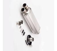 Silenziatore Di Scarico Moto Universale Da 51mm Doppia Fuga Lato Destro Con DB Killer Per Z1000 Z900 Z400 Per Cb190
