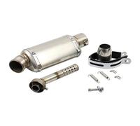 Silenziatore Di Scarico Per CBR Per CRF230 Per CRF 230 Connettore Tubo Marmitta Scarico Moto Da 51 Mm Adattatore Posteriore Corto Megafono(B1)