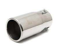 Silenziatore Di Scarico Per Tubo Scarico Auto Bocca Piatta/smussata Scarico Coda In Acciaio Inossidabile Decorazione Automatica Universale Tubo Di Scappamento(Flat)