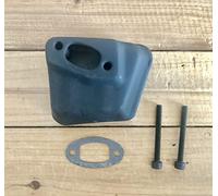 Silenziatore di scarico silenziatore Fit ZENOAH tipo G2500 &Motosega da potatura con impugnatura superiore 2500 25cc YD25 TOPSUN STIGA GGP ALPINA MAC prestazione