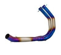 Silenziatore di Scarico Sistema Di Scarico Per Motocicletta Modifica Collettore In Acciaio Inox 51 Mm Tubo Collegamento Anteriore Linea Fuga Per N-ja 650 Z650 2017-2023(Type B)