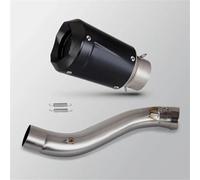 Silenziatore di Scarico Slip-On Line per Moto, Collegamento Centrale per CBR650R, CBR650F, CB650R, CB650F 2014-2025(Style 1)