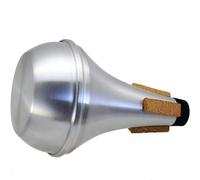 Silenziatore dritto per tromba, silenziatore per tromba in alluminio, per jazz, riduce il suono del 60% -70%