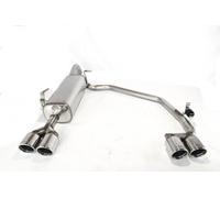 Silenziatore Duplex Inox Scarico Ulter Peugeot RCZ 2010-2015 2x90mm