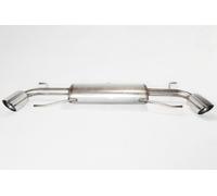 Silenziatore duplex inox Ulter Mazda 3 2013-2018 2.0 100 mm rotondo