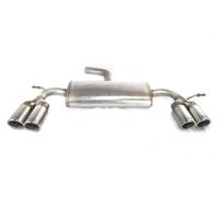 Silenziatore Duplex Scarico Acciaio Inox Ulter VW Golf 6 2008-2013 2x70 mm