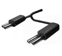 Silenziatore Duplex Scarico Ulter Skoda Octavia 2 RS Break 06-13 2x70mm