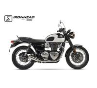 SILENZIATORE DX IRONHEAD CONICAL OPACO IXIL TRIUMPH BONNEVILLE - T120 2016