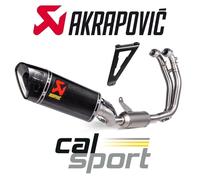 Silenziatore e gancio da corsa sistema di scarico completo Akrapovic...