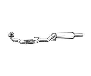 Silenziatore frontale BOSAL 280-417