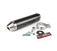 Silenziatore carb. enduro 2T Derbi SENDA 50 SM Xrace/Xtreme 2009 2010 2011 2012