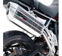 Silenziatore GPR Hyper Sonic Inox Bmw F 800 Gs 2008-2015 Omologato